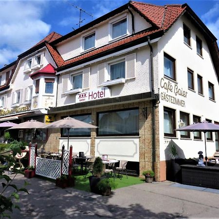 Hotel Conditorei Cafe Baier Schoemberg  Buitenkant foto