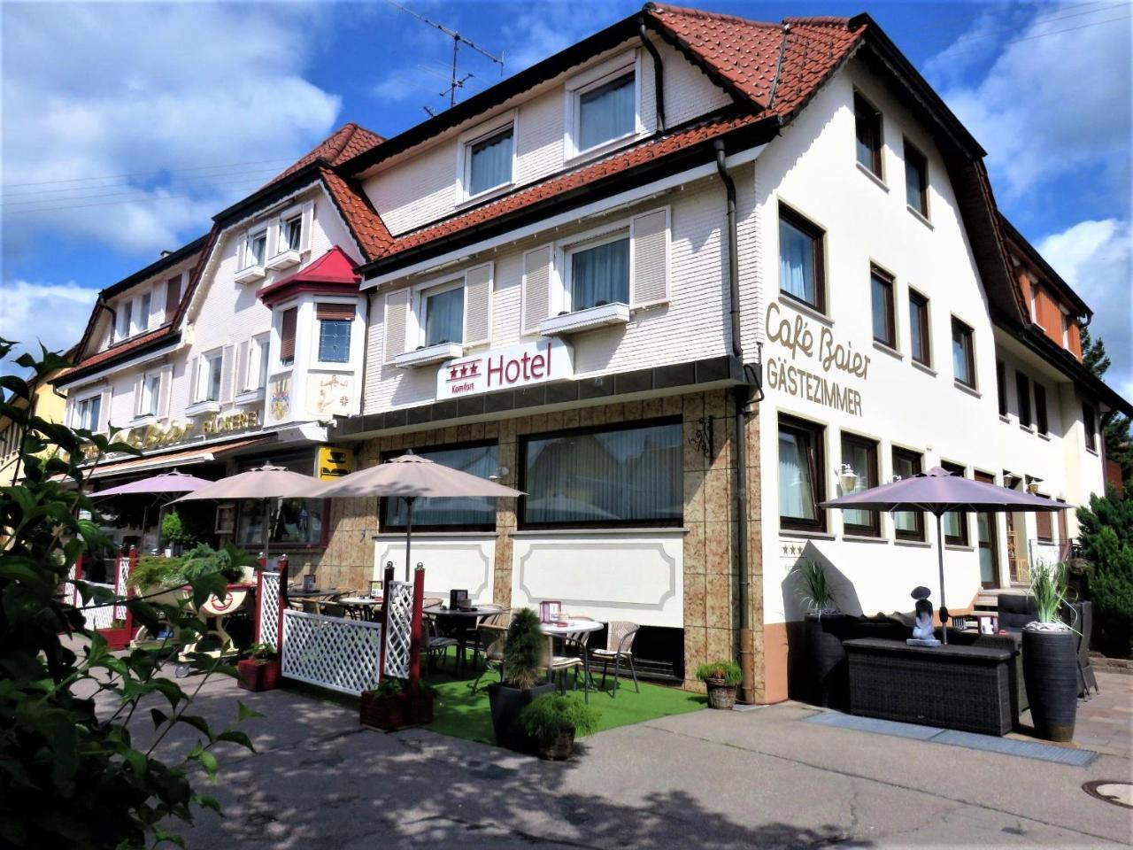 Hotel Conditorei Cafe Baier Schoemberg  Buitenkant foto